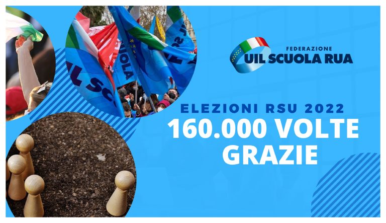 Elezioni RSU 2022: 160.000 volte grazie!