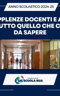 Supplenze docenti e ata A.S. 2024/25: tutto quello che c’è da sapere